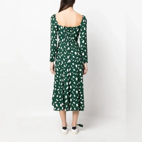 Reformation Sigmund paint-splatter midi dress (98% New) - Picture 3 of 5